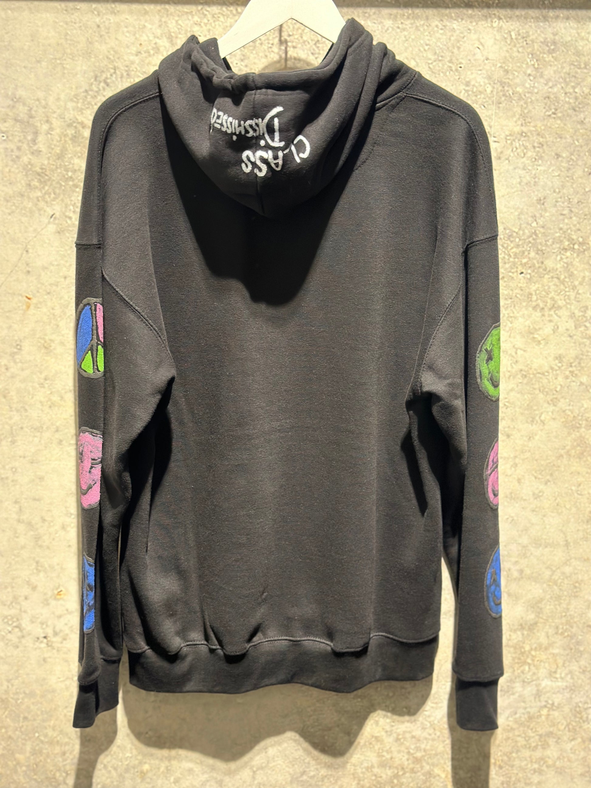 Class Dismissed: Handprint Hoodie (back view)