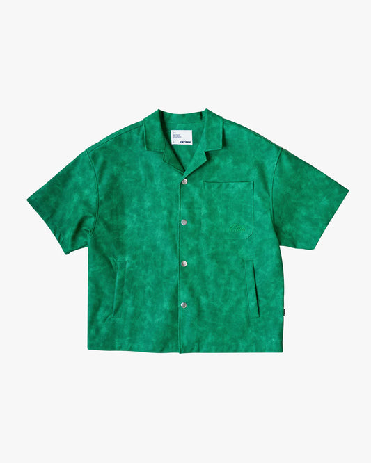 EPTM LUXE SHIRT GREEN (flat lay view)