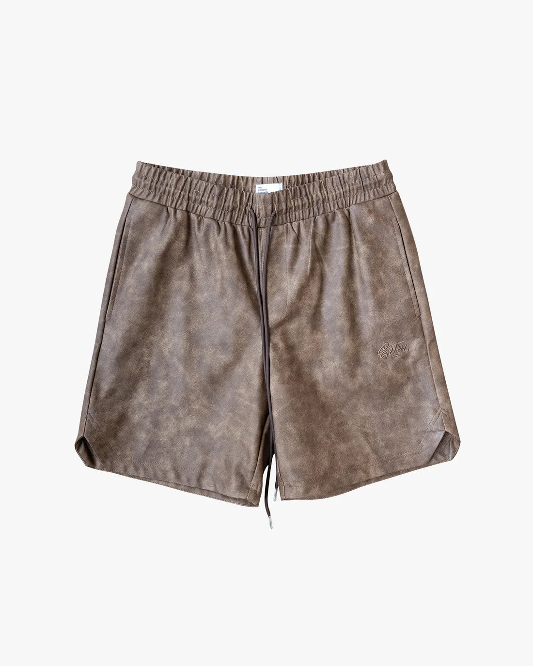 EPTM LUXE BROWN SHORT (flat lay view)