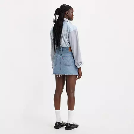 LEVIS: RECRAFTED ICON SKIRT (back view on model)