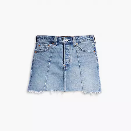 LEVIS: RECRAFTED ICON SKIRT (flat lay front view) 