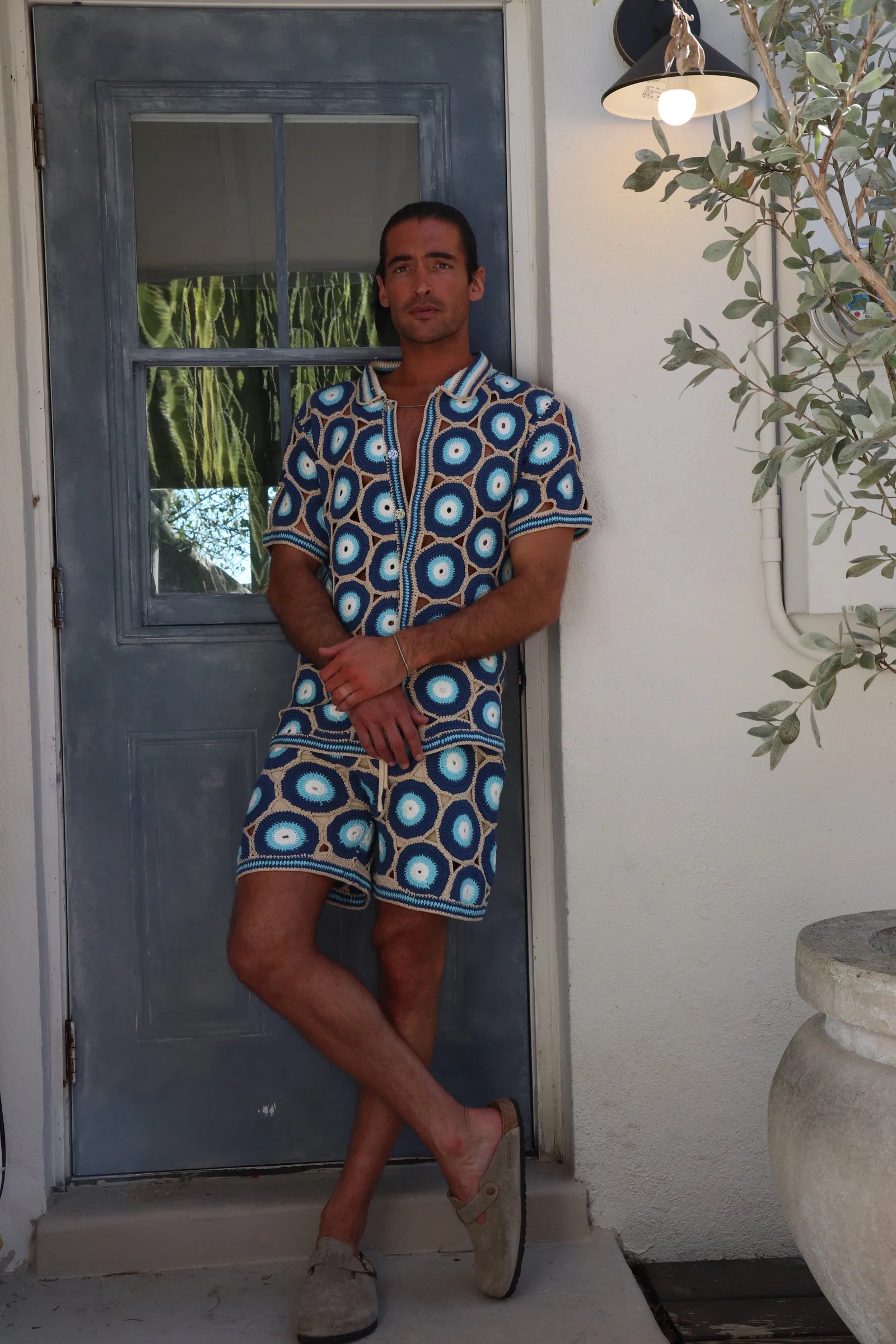 MARVANS: EVIL EYE SHORTS (view on model)