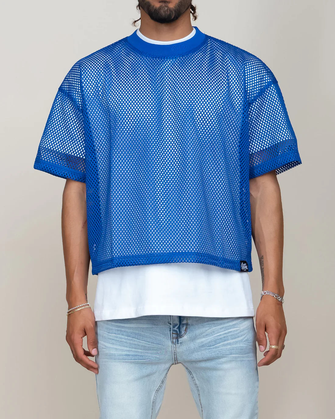 EPTM: STADIUM JERSEY BLUE (front view on model)