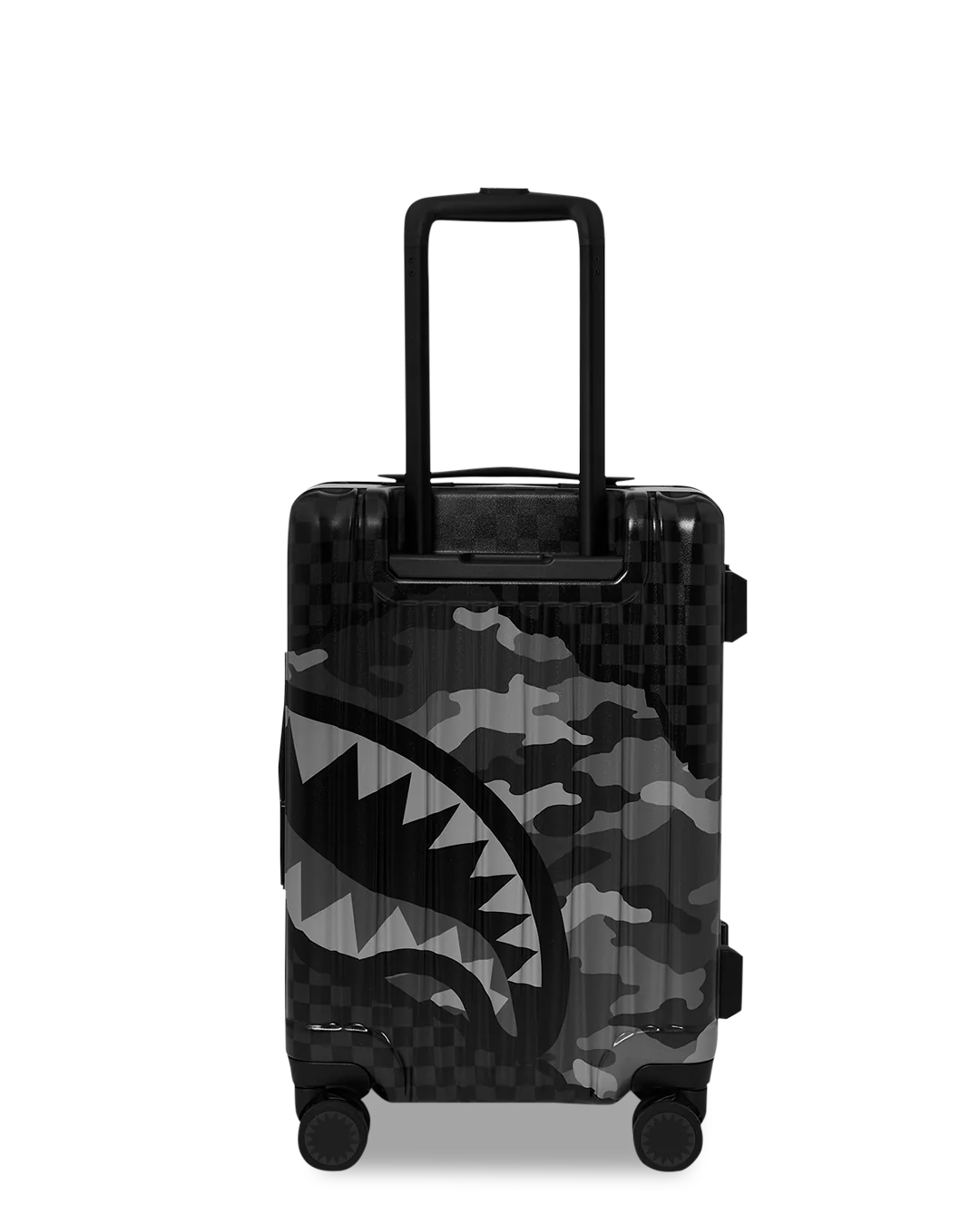 SPRAYGROUND: 3AM RIPTIDE SHARKNAUTICS HARDSHELL CARRY-ON LUGGAGE