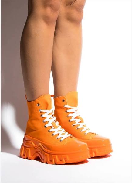 BOHO: THROW IT UP CANVAS HIGH TOP SNEAKERS