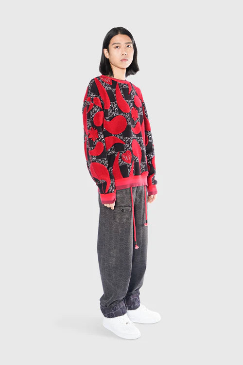 HIDEOUT CLOTHING:TOWEL BIG PAISLEY SWEATER