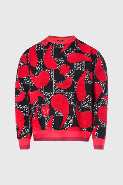 HIDEOUT CLOTHING:TOWEL BIG PAISLEY SWEATER