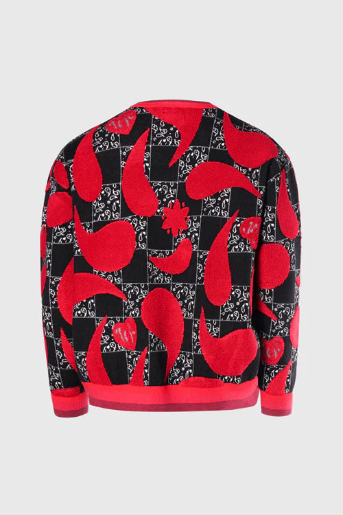 HIDEOUT CLOTHING:TOWEL BIG PAISLEY SWEATER