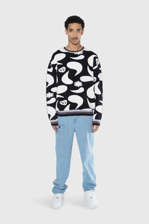 HIDEOUT CLOTHING:TOWEL BIG PAISLEY SWEATER