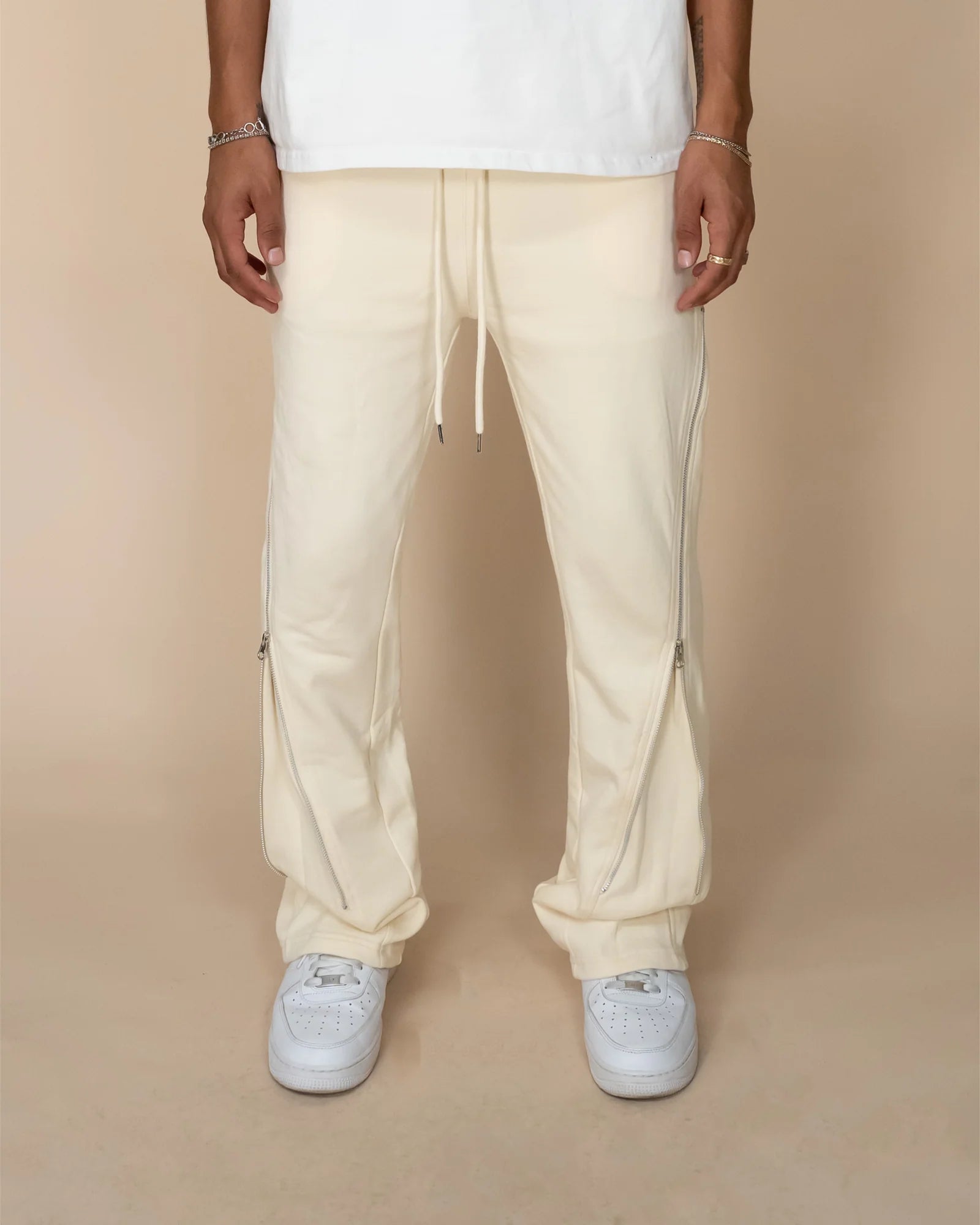 EPTM: ZIP FLARED SWEATPANTS – 85 86 eightyfiveightysix EPTM: ZIP FLARED SWEATPANTS – 85 86 eightyfiveightysix