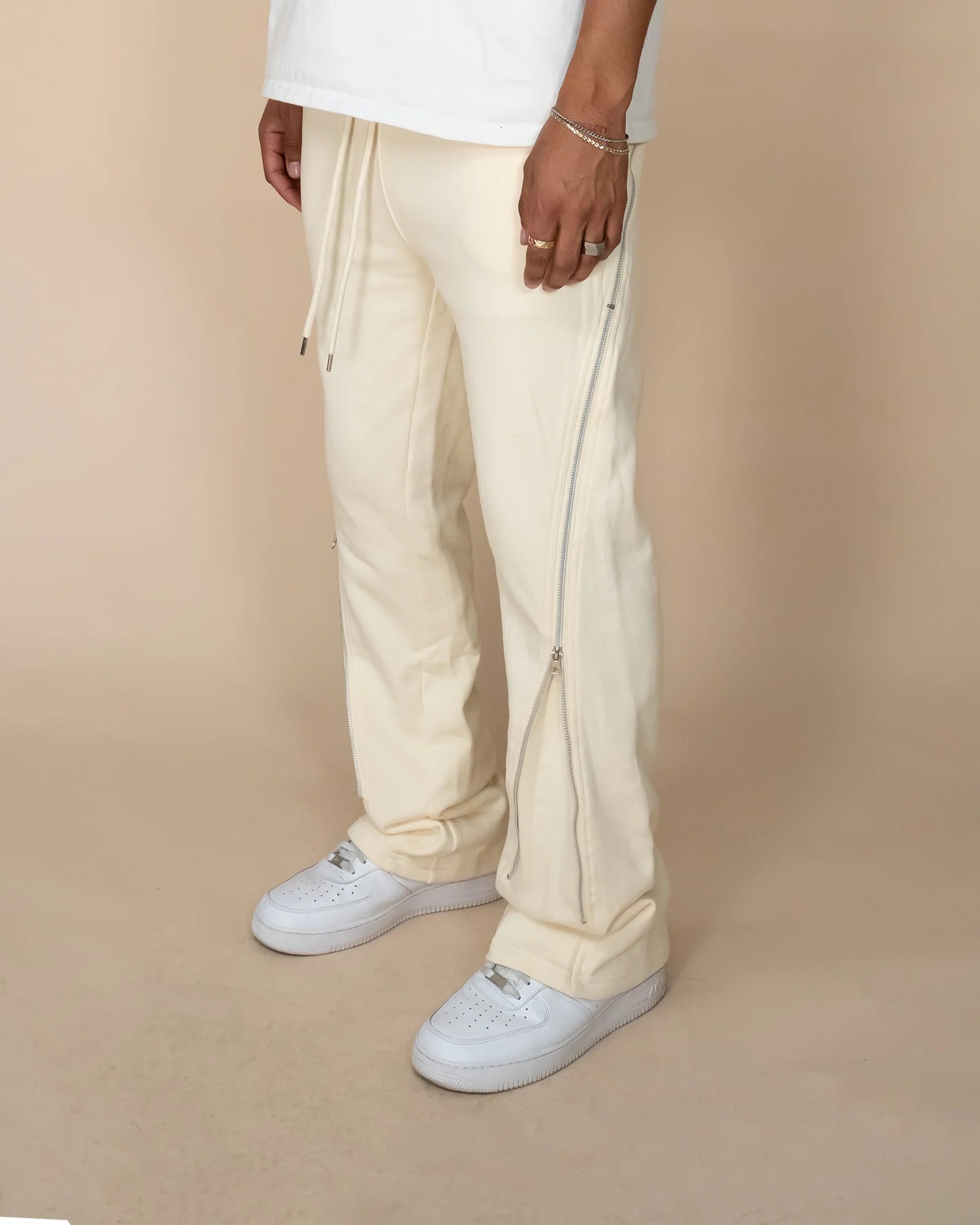 EPTM: ZIP FLARED SWEATPANTS – 85 86 eightyfiveightysix EPTM: ZIP FLARED SWEATPANTS – 85 86 eightyfiveightysix