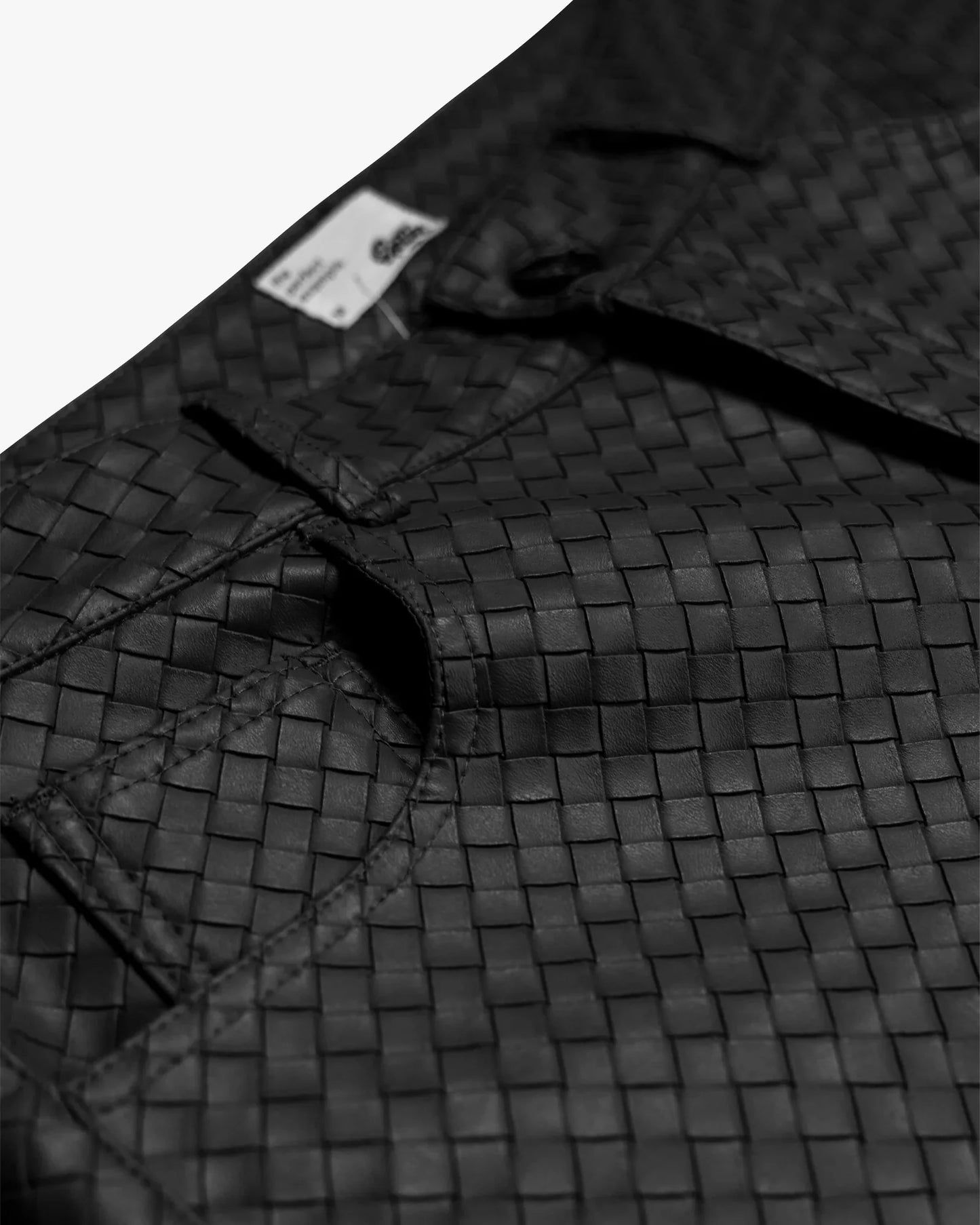 EPTM: MATEO WOVEN FAUX LEATHER PANTS