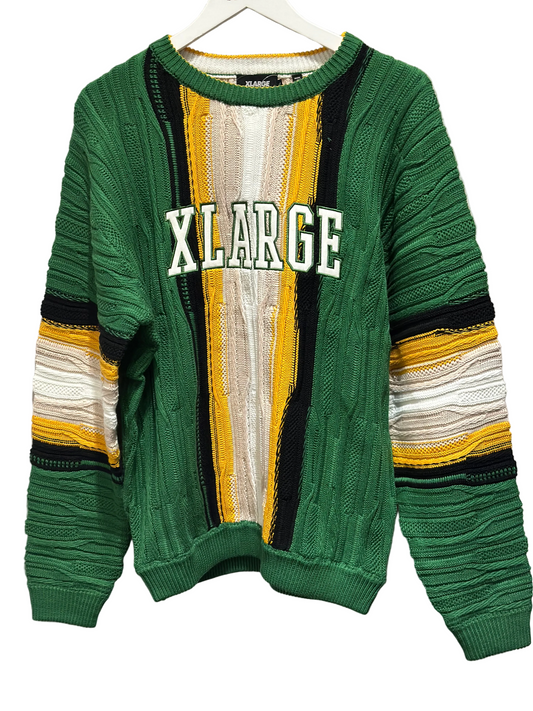 XLARGE: 3D CREWNECK KNIT SWEATER