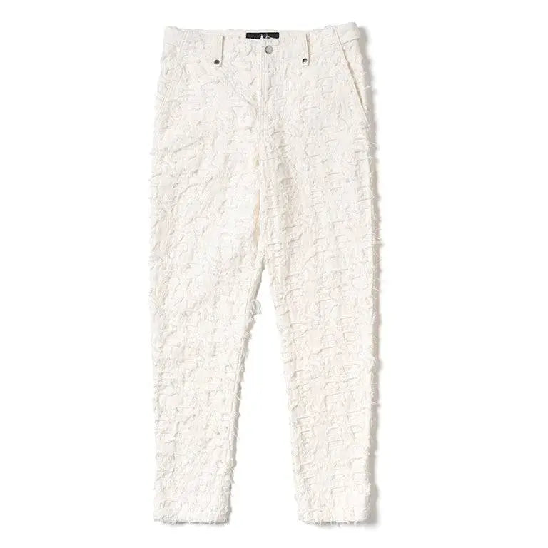 ALPHASTYLE:  COMINS BURNOUT LOGO PANTS