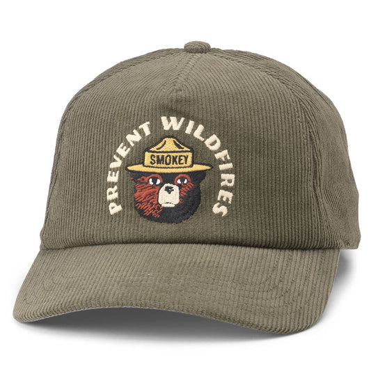 AMERICAN NEEDLE: SMOKEY THE BEAR ROSCOE CORDUROY
