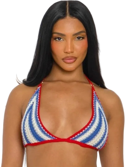 8586: SAILOR CROCHET TOP