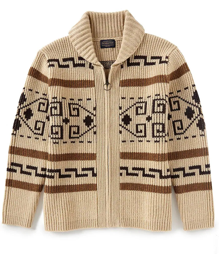 PENDLETON: THE ORIGINAL WESTERLY WOOL ZIP SWEATER