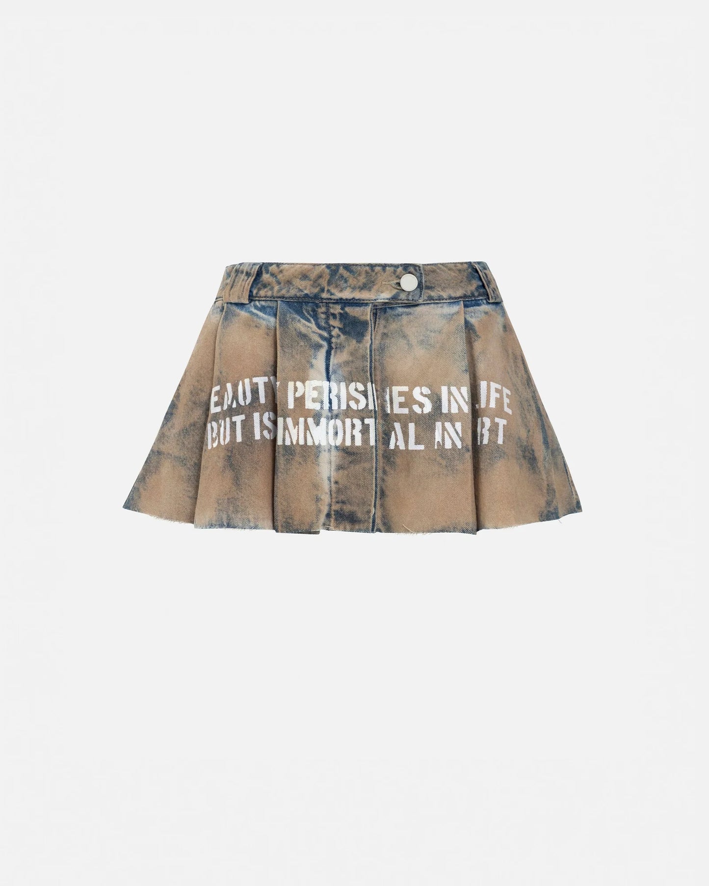 UNDERGOLD: AGNUS DEI BEAUTY SKIRT- DIRTY BLUE