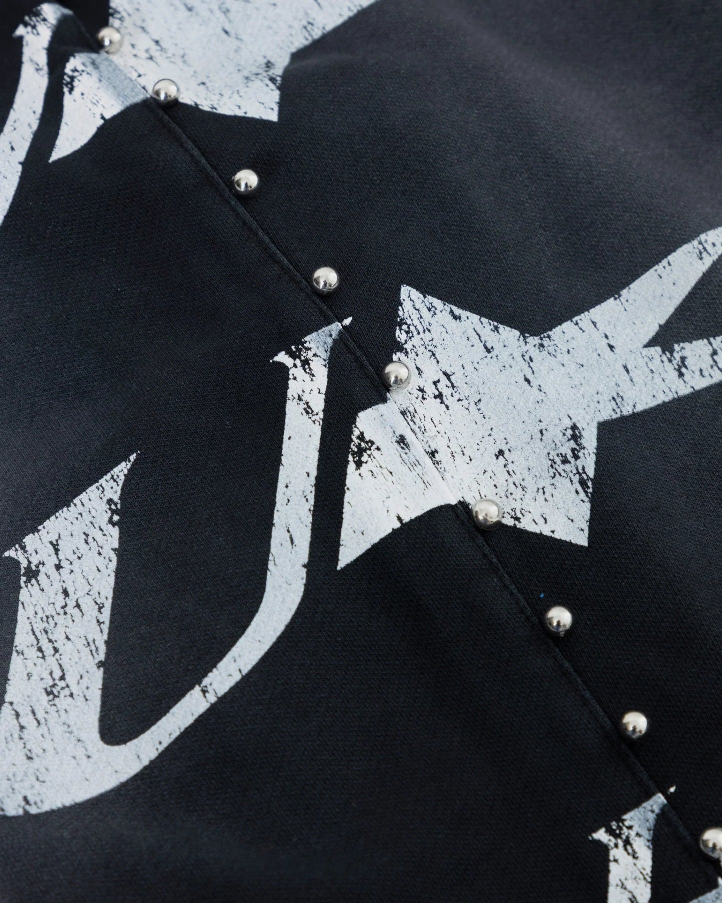 UNDERGOLD: AGNUS DEI U STAR STRAIGHT PANTS- SMOKEY BLACK
