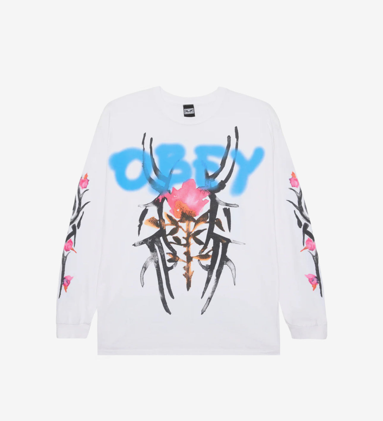 OBEY: ROSE TRIBAL LS VINTAGE SHIRT