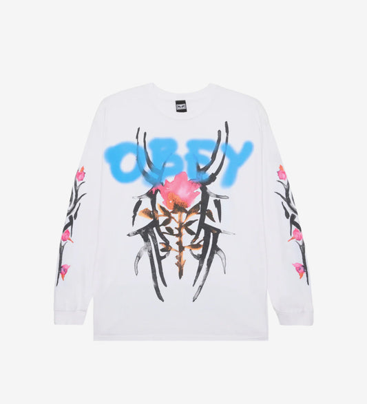 OBEY: ROSE TRIBAL LS VINTAGE SHIRT