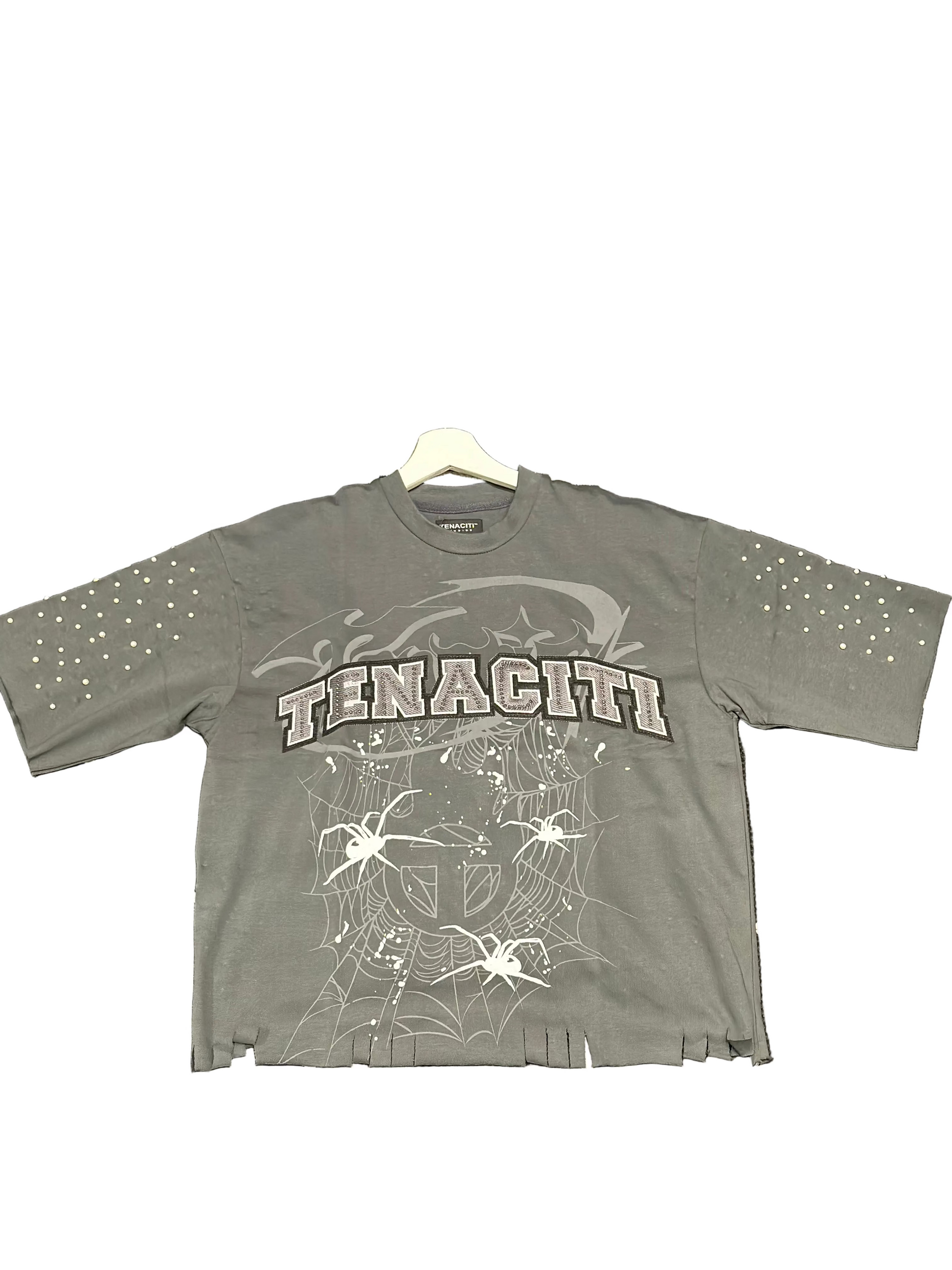 TENACITI: SPIDER PEARL SHIRT – 85 86 eightyfiveightysix TENACITI: SPIDER PEARL SHIRT – 85 86 eightyfiveightysix