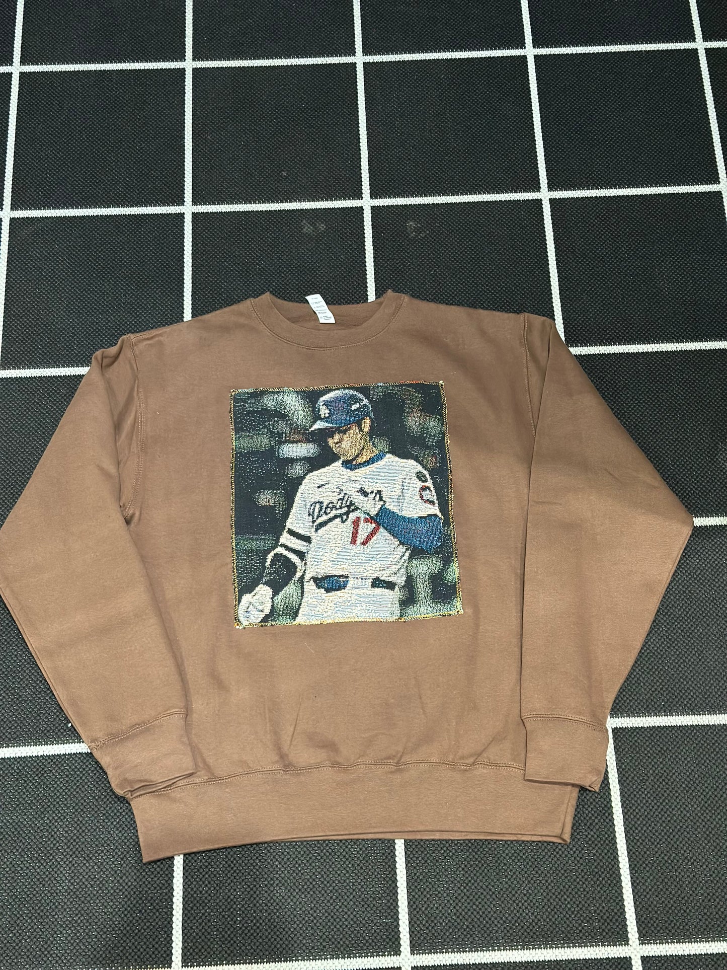 ANGEL GENTLE: TAPESTRY SWEATER- BROWN