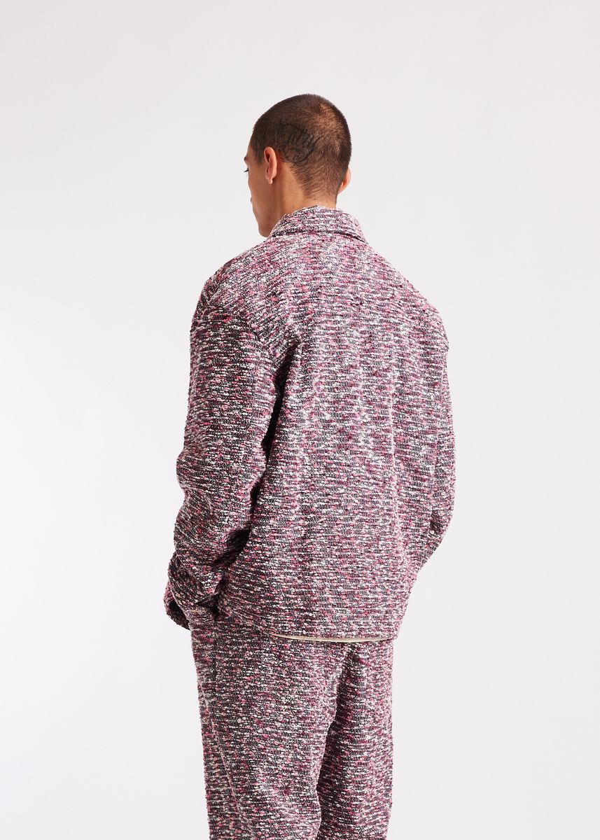 DIET STARTS MONDAY: TWEED JACKET MULTI PINK