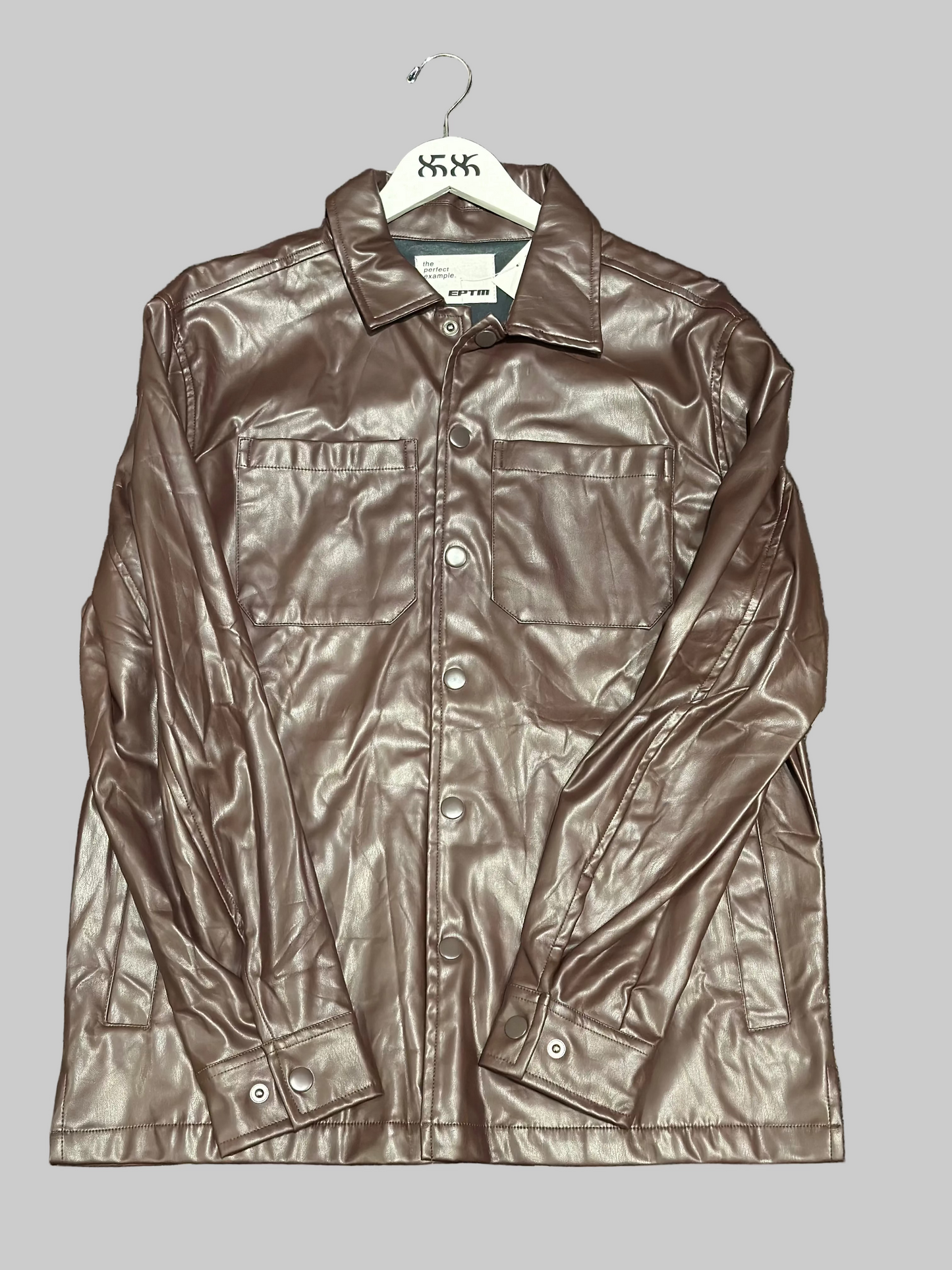 EPTM: FAUX LEATHER SADDLER SHIRT