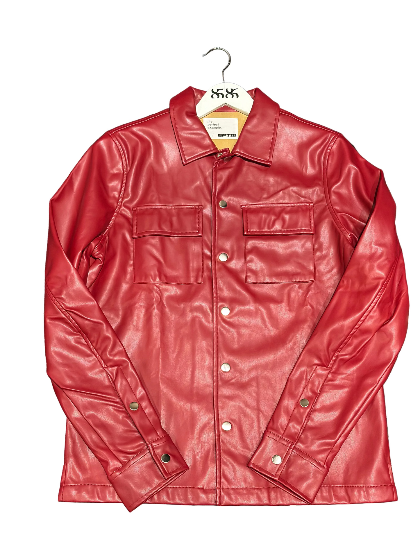 EPTM: FAUX LEATHER SADDLER SHIRT