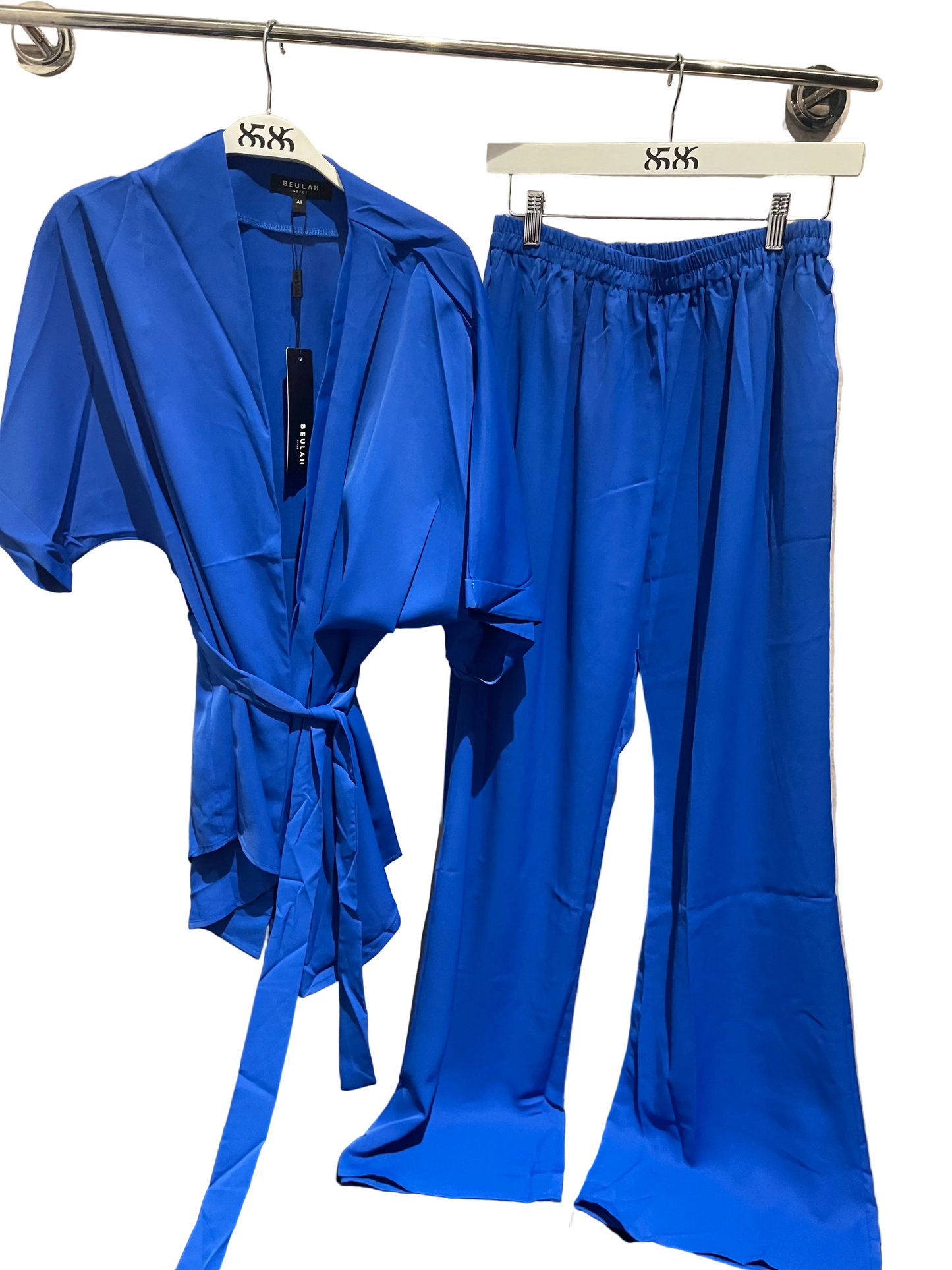 BEULAH: WRAP TIED PANT SET