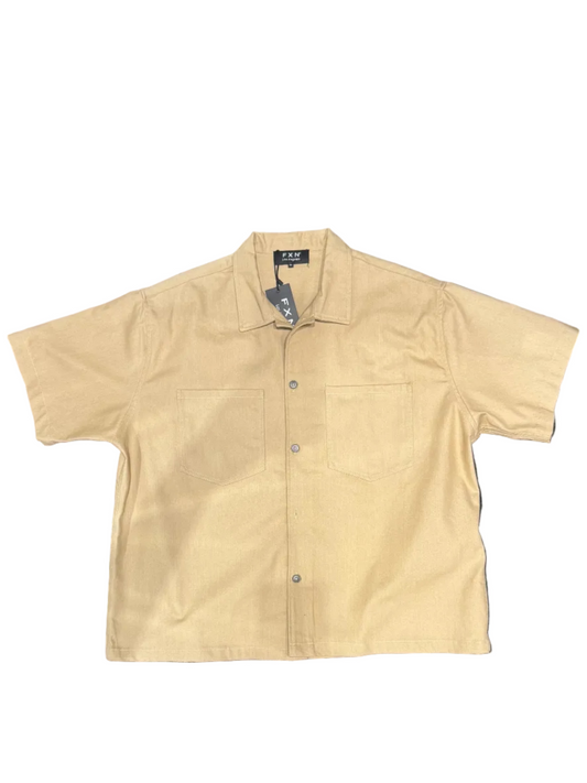 ANGEL GENTLE: BUTTON SHIRT - BEIGE