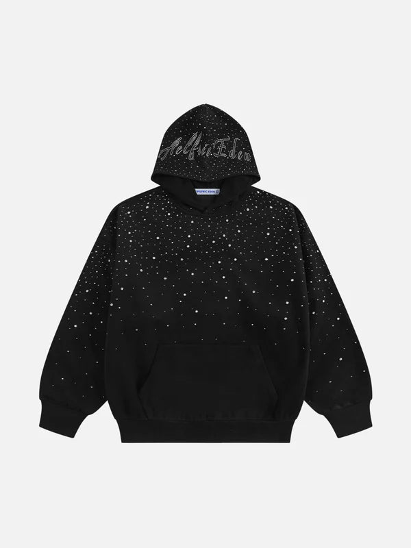 AELFRIC EDEN: RHINESTONE PULLOVER HOODIE