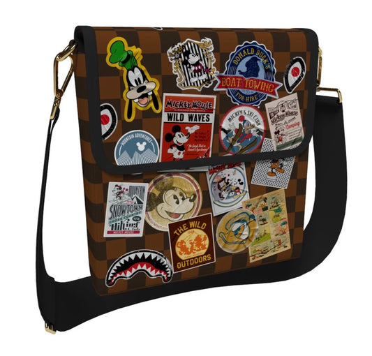 SPRAYGROUND - MICKEY GLOBAL MOGUL STYLE MESSENGER SLING