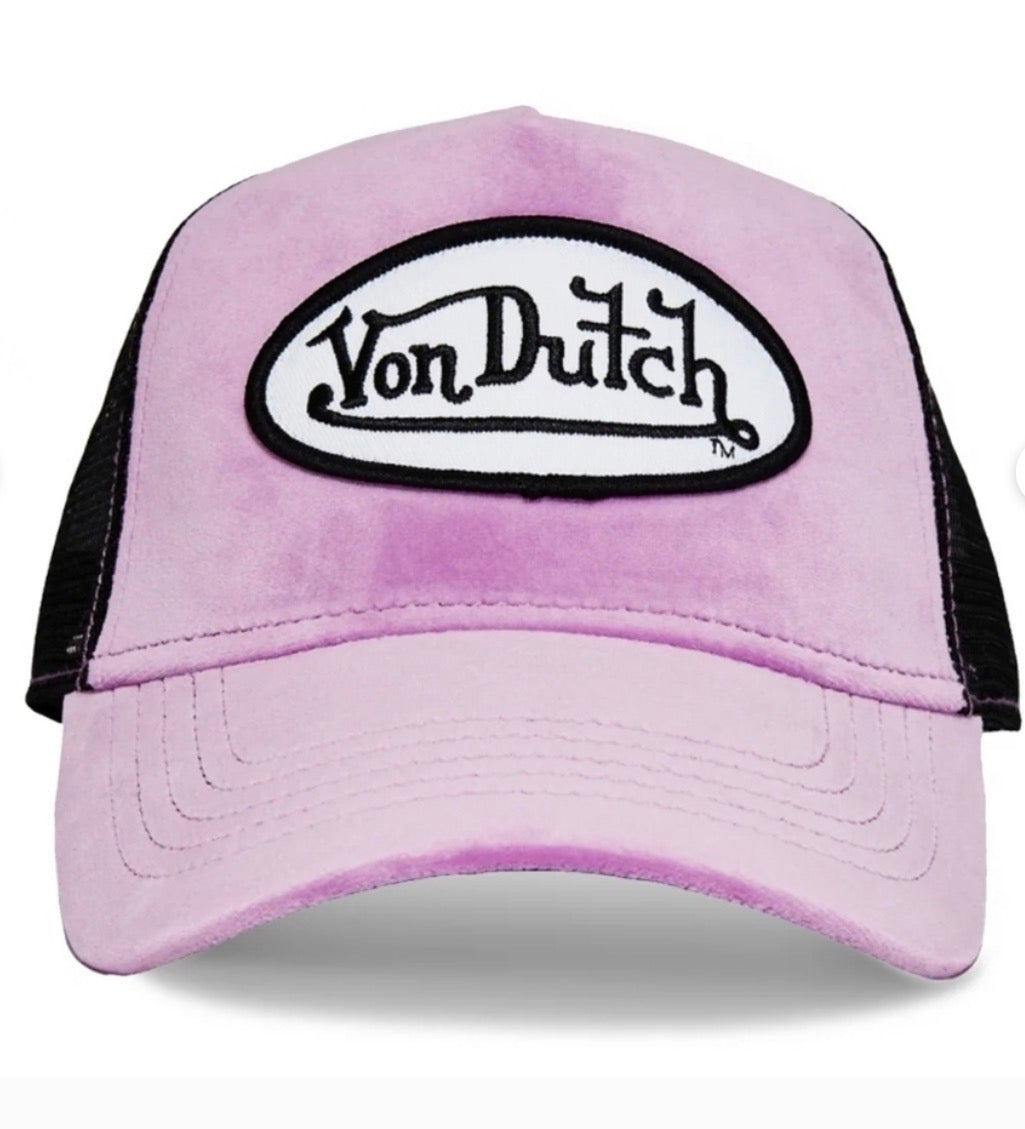 VON DUTCH: LAVENDER TRUCKER HAT