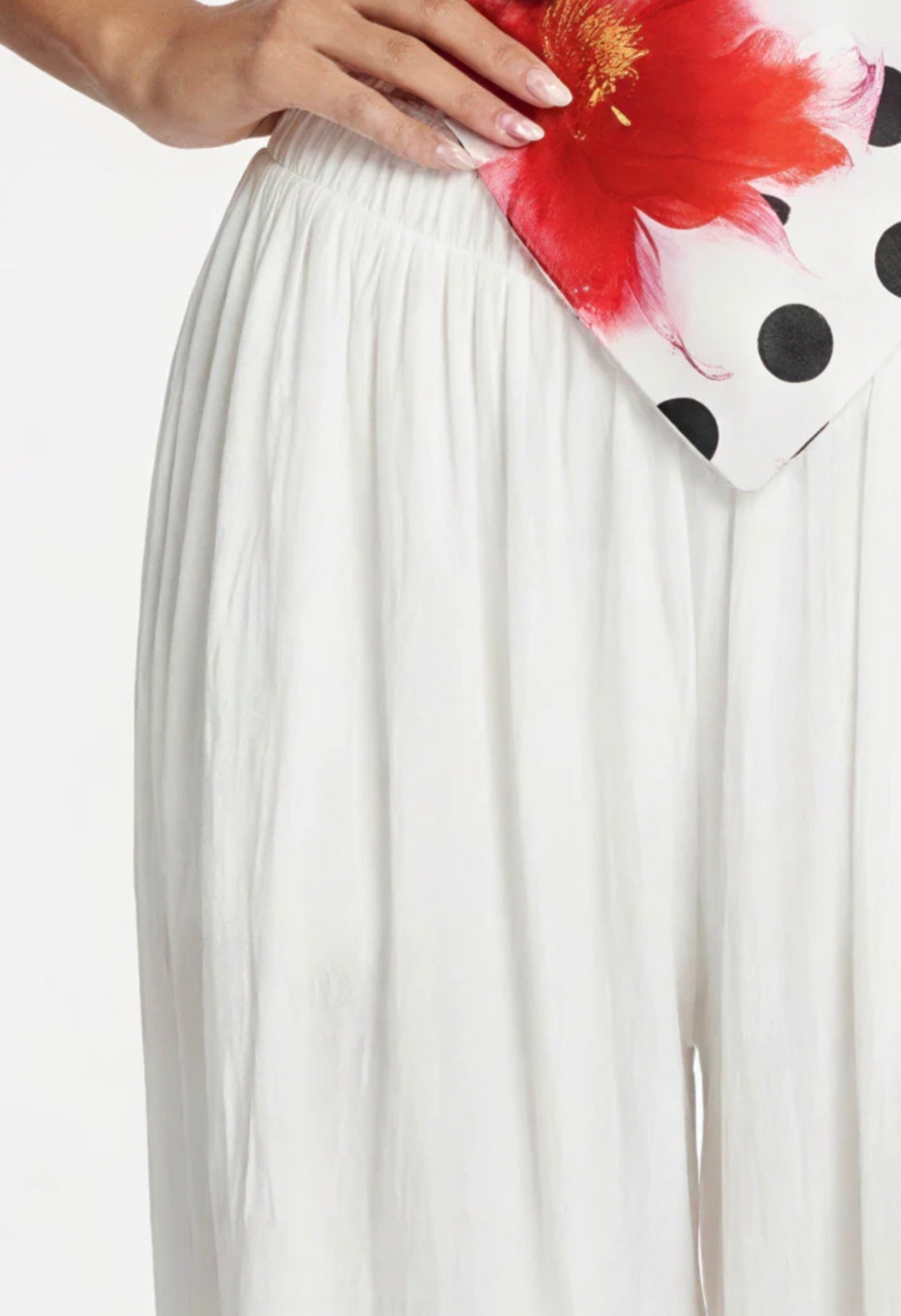 8586: HARLEM STRETCH WAISTBAND BALLOON PANTS