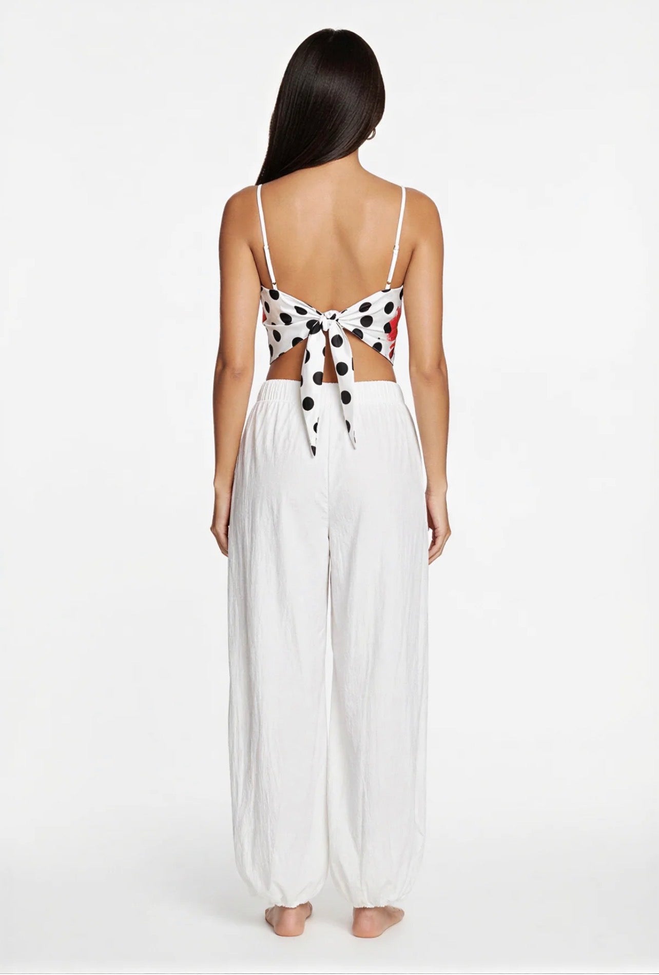 8586: HARLEM STRETCH WAISTBAND BALLOON PANTS