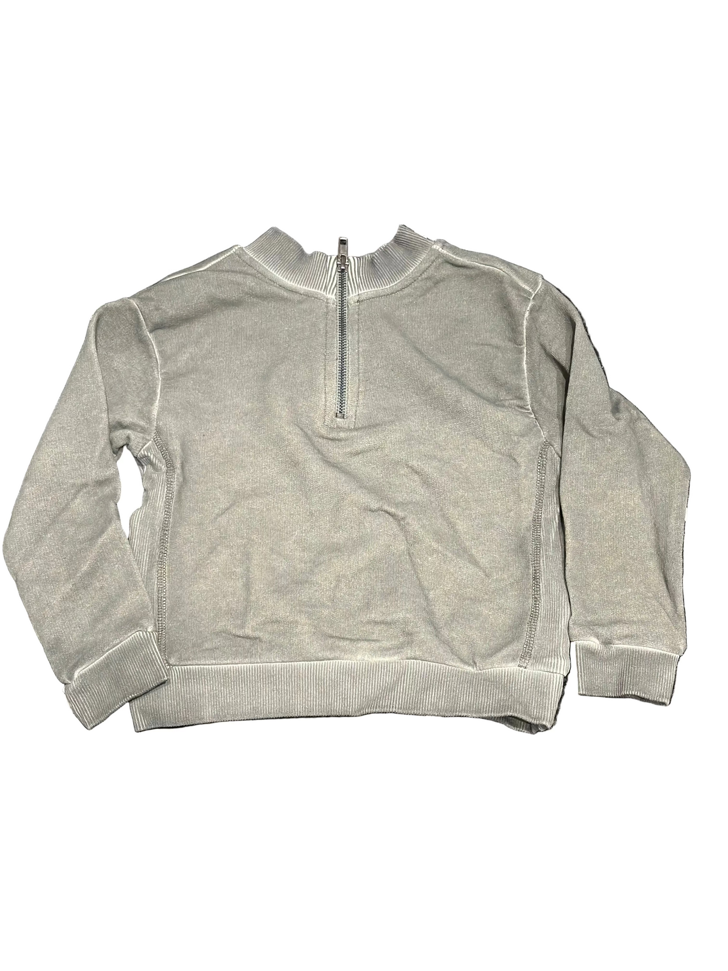 8586: KIDS QUARTER ZIP FLEECE TOP