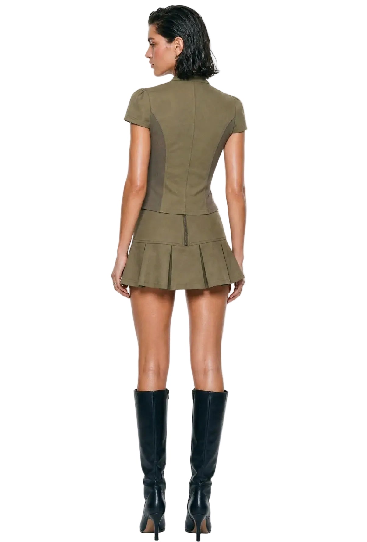 NO VACANCY: PLEATED SKIRT