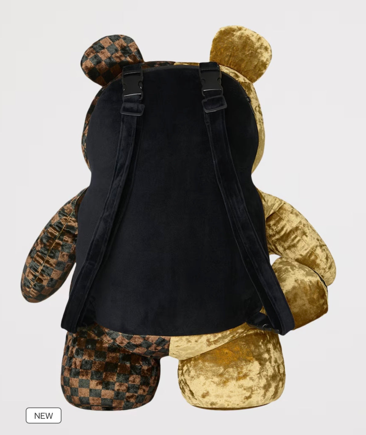 SPRAYGROUND: GOLD DRIP MONEYBEAR BACKPACK