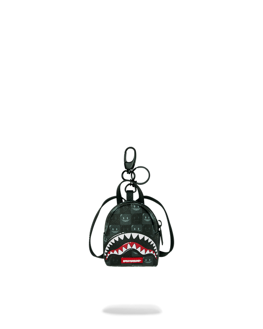 SPRAYGROUND: BUBBLY BLACK KEYCHAIN