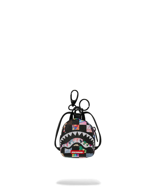 SPRAYGROUND: CRAZY CHECK KEYCHAIN