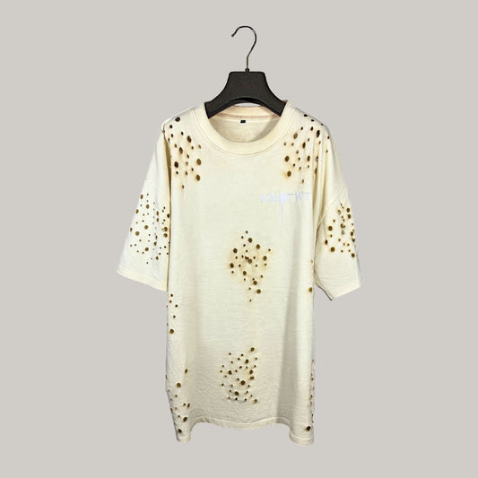 KNOTWTR: DISTRESSED HEAVY WEIGHT TEE
