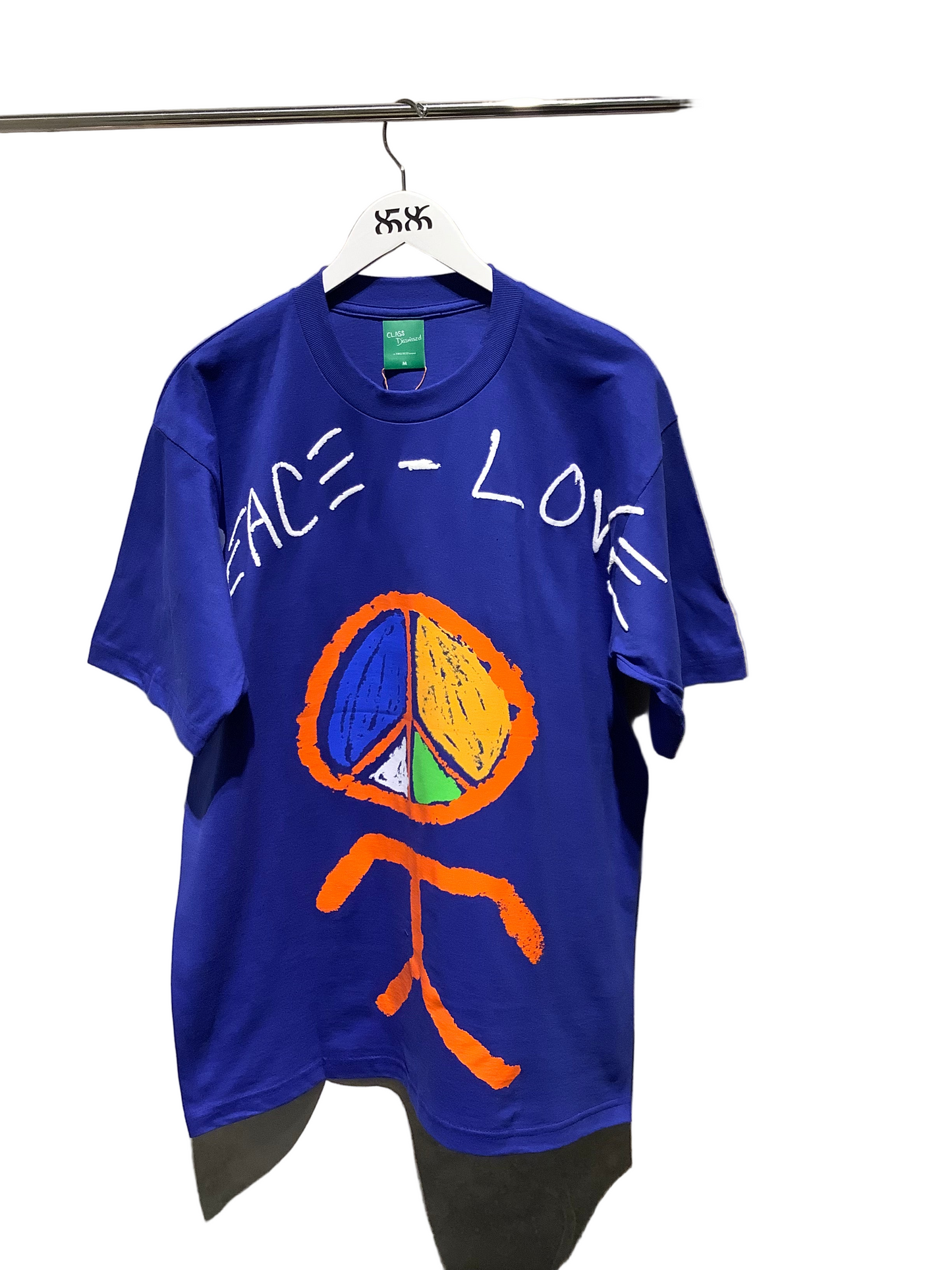 CLASS DISMISSED: PUSHING PEACE T-SHIRT ROYAL BLUE