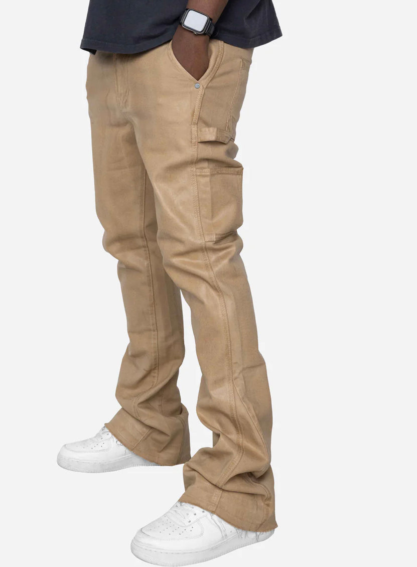 EPTM: MACKY FLARE PANTS KHAKI