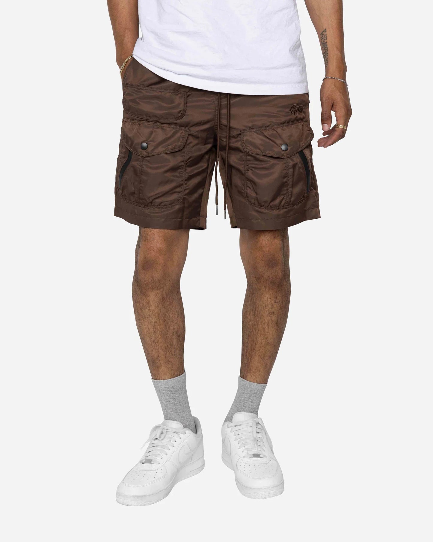 EPTM: DOUBLE CARGO SHORTS BROWN