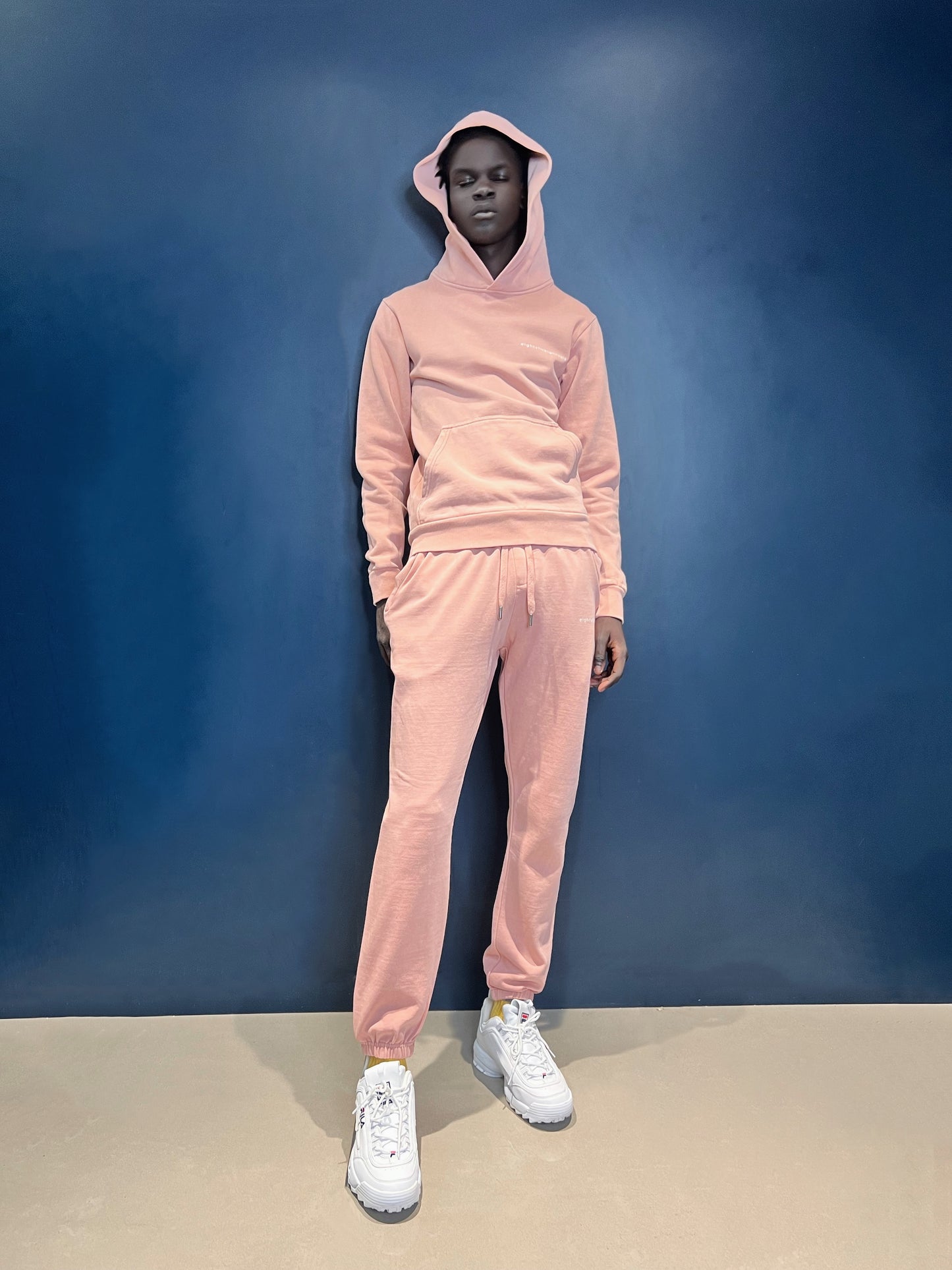 8586 mens pink hoodie