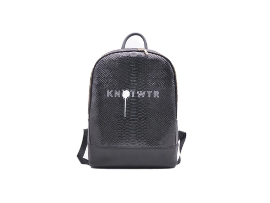 KNOTWTR: LOGO BACKPACK BLACK