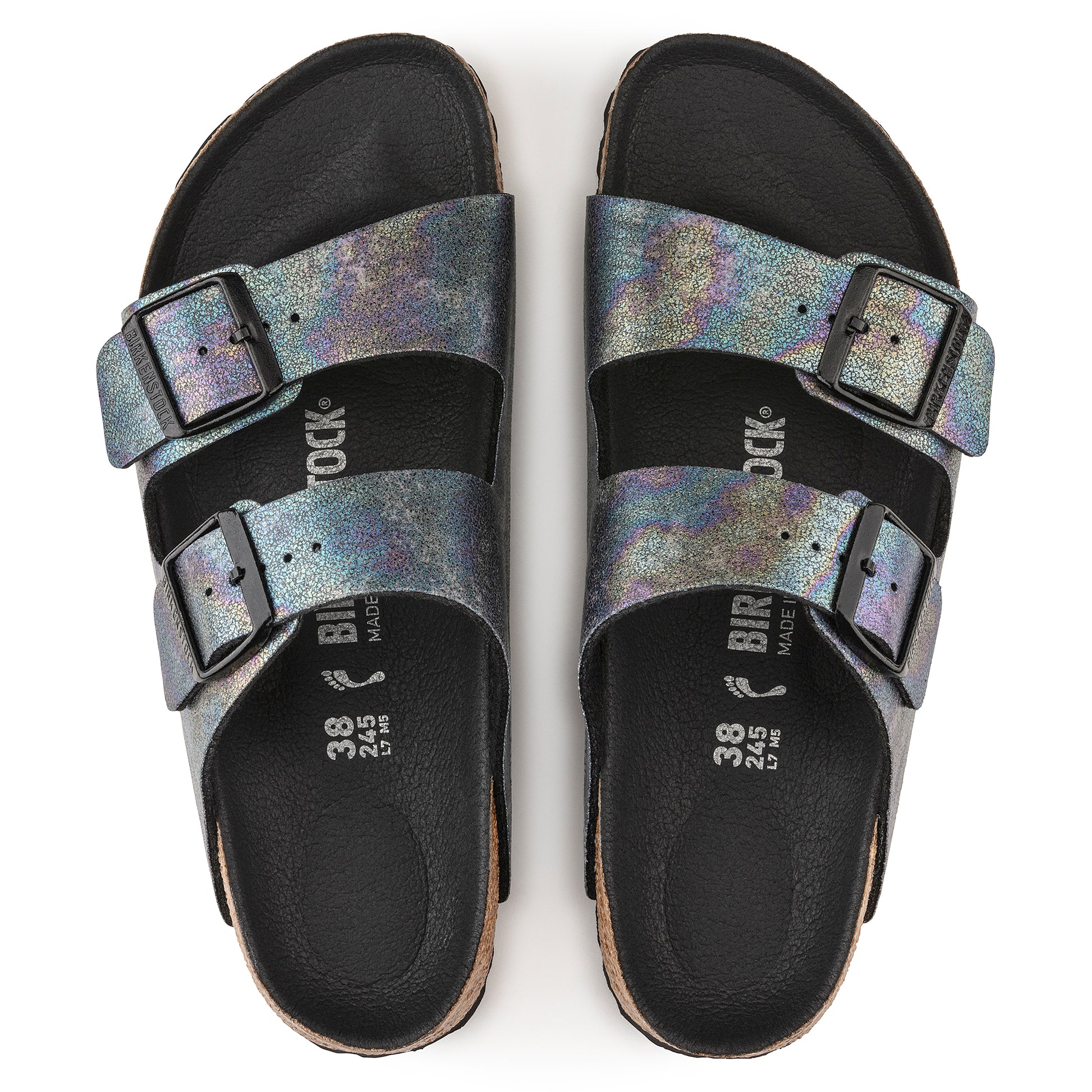 BIRKENSTOCK: ARIZONA BS Iridescent (top view)
