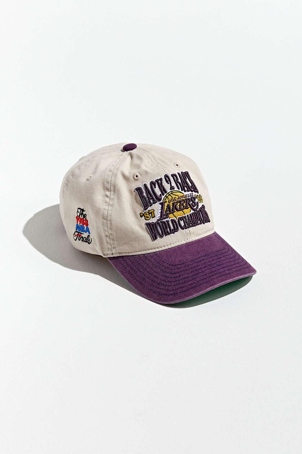 MITCHELL AND NESS BACK 2 BACK WORLD CHAMPIONS TRUCKER HAT - 8586